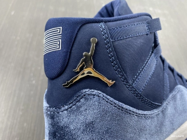 Rep TBkick Air Midnight WMNS Jordan Velvet 11 AR0715-441 Navy 0728